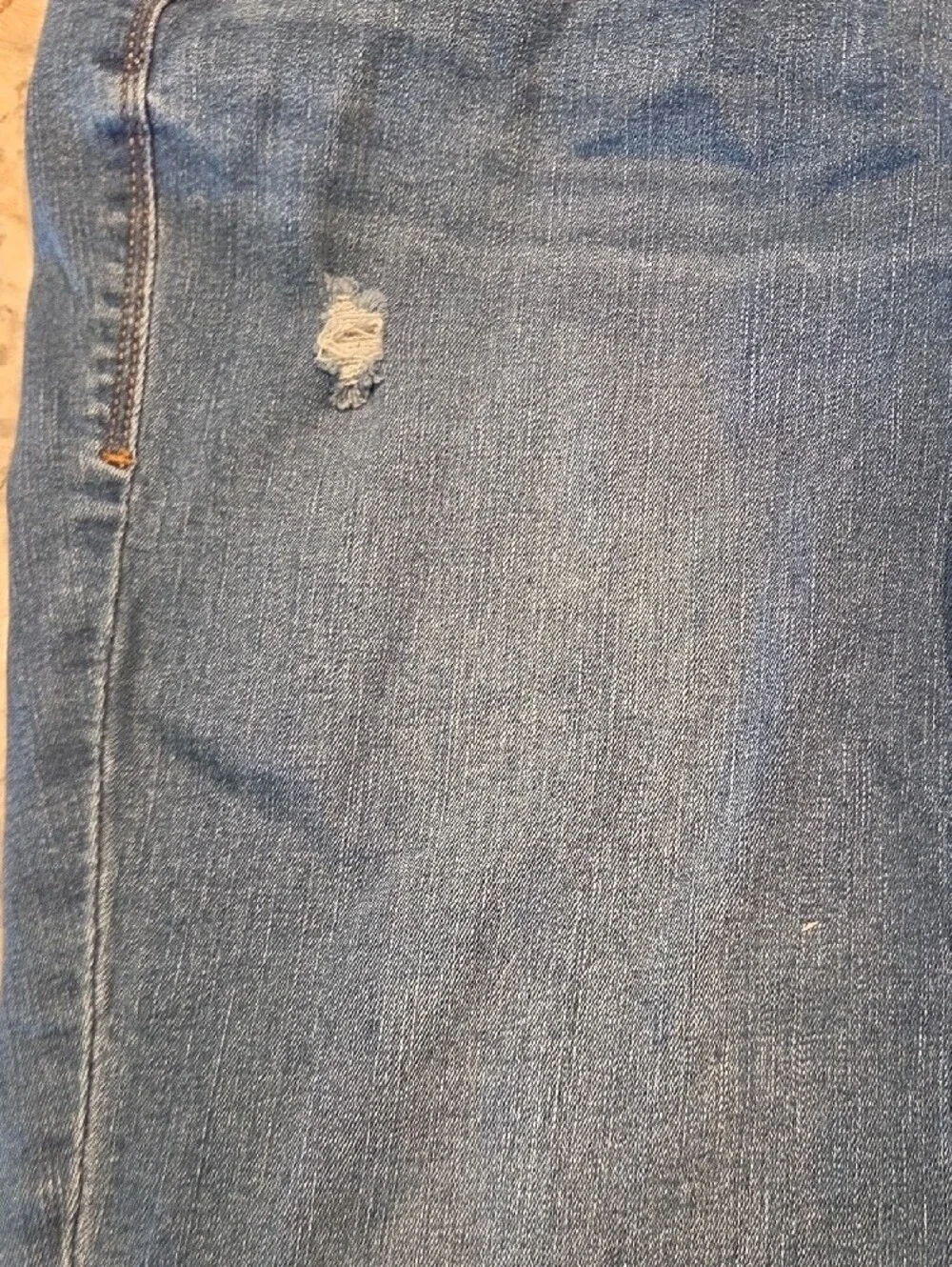 LuLaRoe Women's Light-Mid Blue Denim Skinny Cropped Jeans